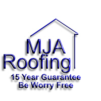 MJA Roofing 15 Year Guarantee badge
