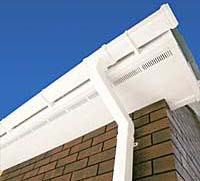 UPVC guttering and soffit installation